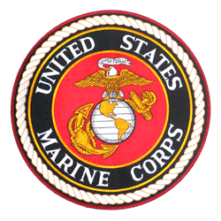 USMC 10" Jacket size patch - Military Patches and Pins