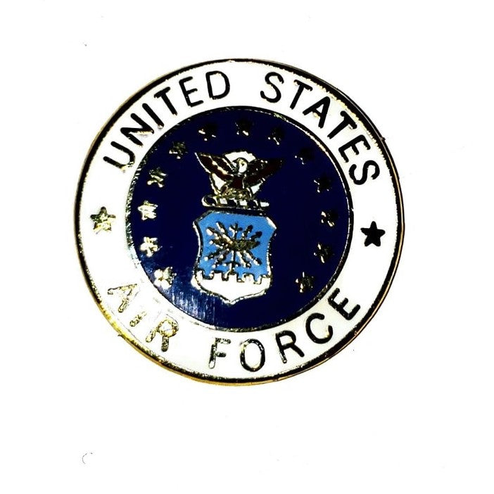 USAF logo 1" pin & 1 clutch