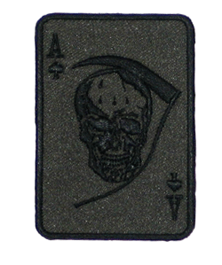 Death Ace/sub'd./cap size - Military Patches and Pins