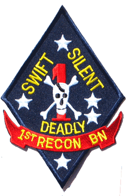 1st Recon Bn 3" - Military Patches and Pins