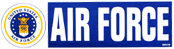 USAF Bumper Sticker - Military Patches and Pins