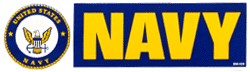 US Navy Bumper Sticker - Military Patches and Pins