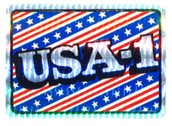 USA-1 Decal - Military Patches and Pins