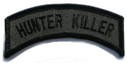 Hunter Killer Tab Sub'd. - Military Patches and Pins
