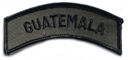 Guatemala Tab Sub'd. - Military Patches and Pins