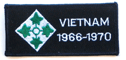 4th Division Vietnam - Military Patches and Pins