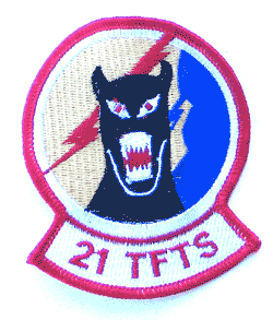 21st TFTS - Military Patches and Pins