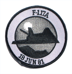 F-117A Stealth Fighter - Military Patches and Pins