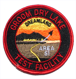Groom Dry Lake/Area 51 - Military Patches and Pins