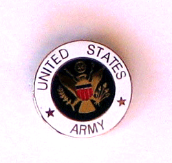 US Army Logo Pin w/1 clutch - Military Patches and Pins