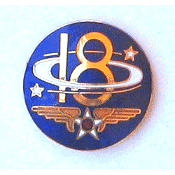 18th AAF Pin w/2 clutches - Military Patches and Pins