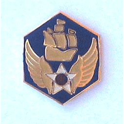 6th AAF Pin w/2 clutches - Military Patches and Pins