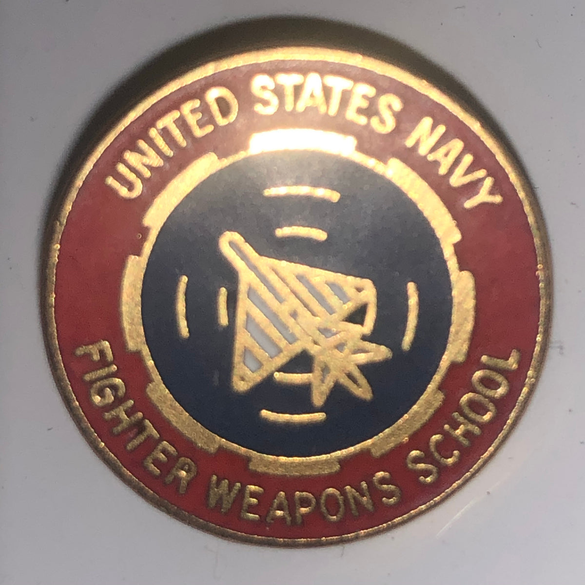 USN Fighter Weapons School Pin w/1 clutch