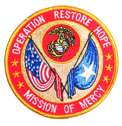 USMC Op Restore Hope - Military Patches and Pins