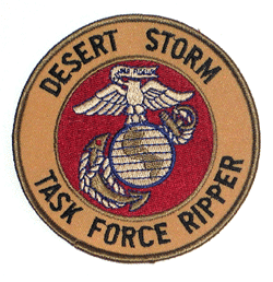 Desert Storm Task Force Ripper - Military Patches and Pins