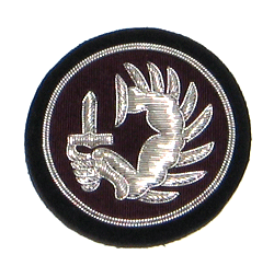 Metro Para Maroon Bullion Patch 2 3/4" - Military Patches and Pins