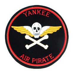 Yankee Air Pirate Bullion 12&quot; Jacket Size - Military Patches and Pins