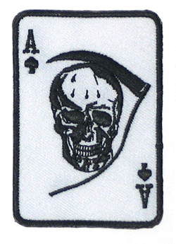 Death Ace/cap size - Military Patches and Pins