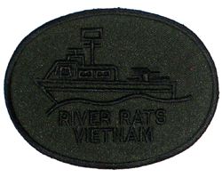 River Rats Vietnam/Sub'd. - Military Patches and Pins