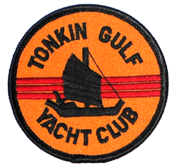 Tonkin Gulf Yacht Club 2 1/2" - Military Patches and Pins
