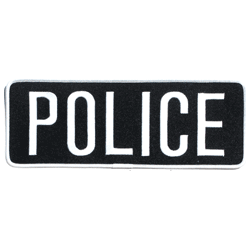 Police 4" x 11" - Military Patches and Pins
