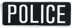 Police 4&quot; x 11&quot; - Military Patches and Pins