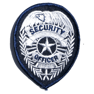 Security Officer/Navy & Silver - Military Patches and Pins