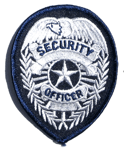 Security Officer/Navy &amp; Silver - Military Patches and Pins