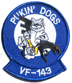 VF-143 Pukin&#39; Dogs - Military Patches and Pins