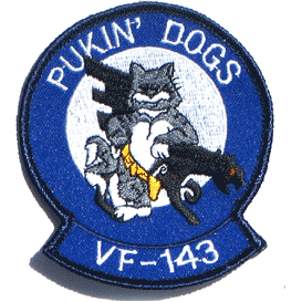 VF-143 Pukin' Dogs/cap size – Military Patches & Pins
