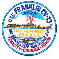 USS Franklin CV-13 - Military Patches and Pins