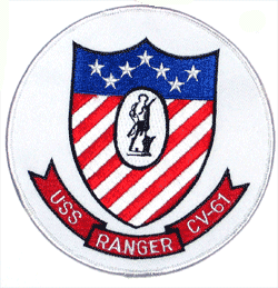 USS Ranger CV-61 - Military Patches and Pins
