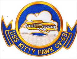 USS Kitty Hawk CV-63 - Military Patches and Pins
