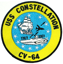 USS Constellation CV-64 - Military Patches and Pins