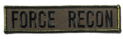 Force Recon Strip, Sub&#39;d. - Military Patches and Pins