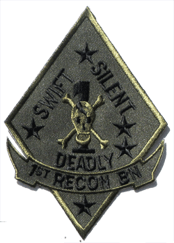 1st Recon Bn/Sub&#39;d./4&quot; - Military Patches and Pins
