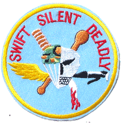 Swift Silent Deadly - Military Patches and Pins
