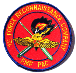 1st Force Recon/FMF PAC - Military Patches and Pins