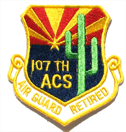 107th ACS Retired - Military Patches and Pins