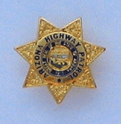 AZ Hwy. Patrol Lapel Pin w/Tie Tac - Military Patches and Pins