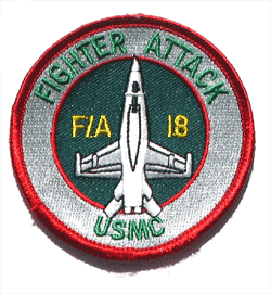 F/A 18 Fighter Attack - Military Patches and Pins