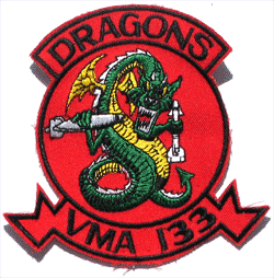 VMA 133 Dragons - Military Patches and Pins