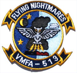 VMFA 513 Flying Nightmares - Military Patches and Pins