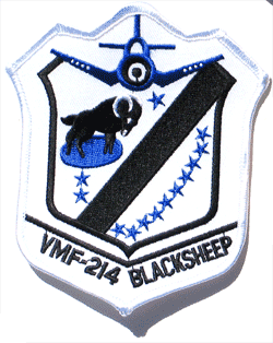 VMF 214 Blacksheep - Military Patches and Pins