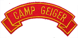 Camp Geiger - Military Patches and Pins