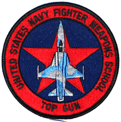 USN Fighter Weapons School - Top Gun - Military Patches and Pins