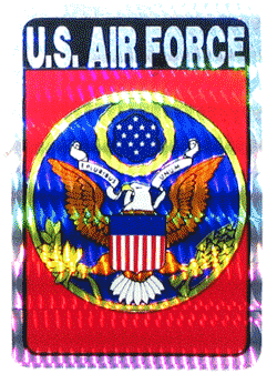 USAF Decal - Military Patches and Pins