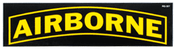 Airborne Bumper Sticker - Military Patches and Pins