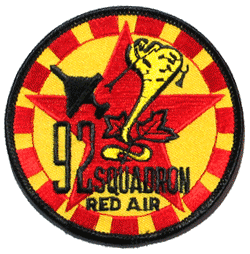 92nd Squadron Red Air - Military Patches and Pins