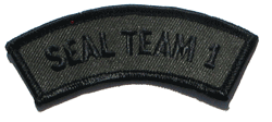 Seal Team 1 Tab Sub'd. - Military Patches and Pins